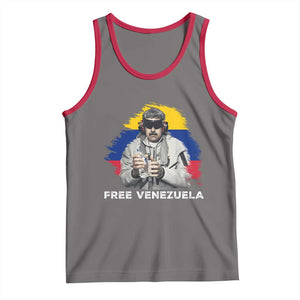 Free Venezuela Maduro Tank Top Political Satire TS02 Deep Heather Red Print Your Wear