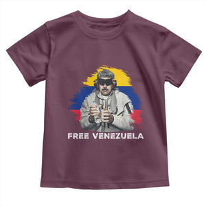 Free Venezuela Maduro Toddler T Shirt Political Satire TS02 Maroon Print Your Wear