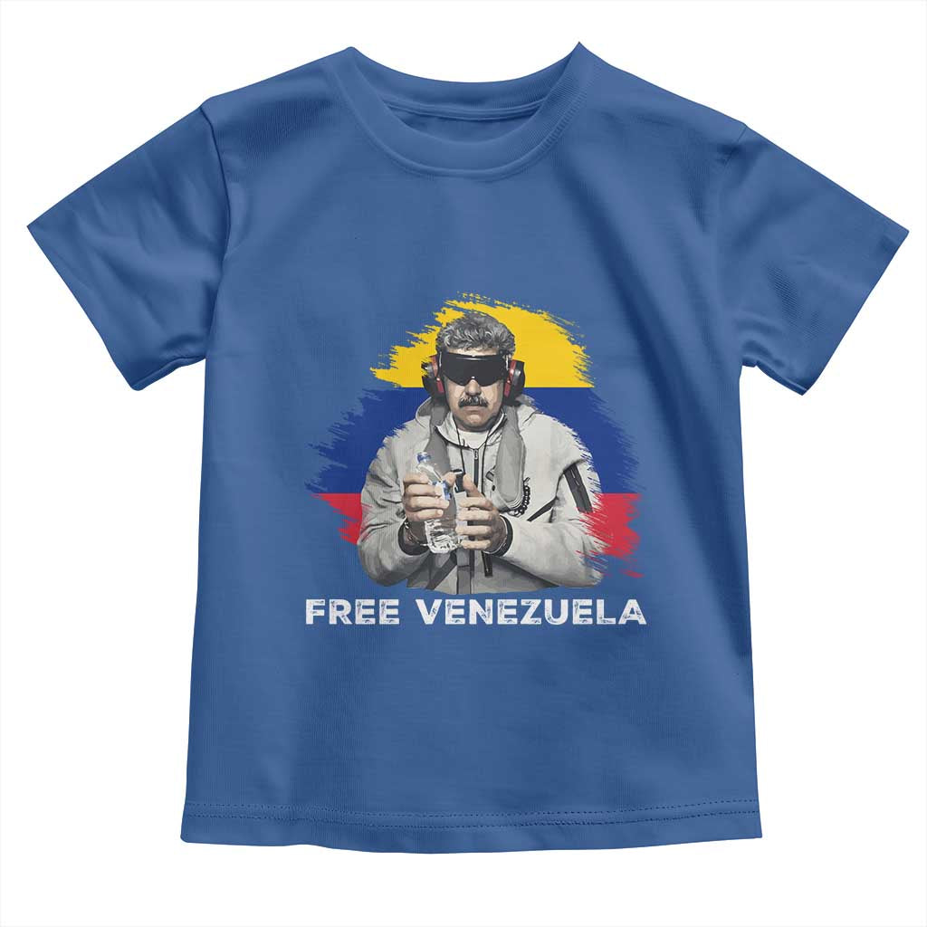 Free Venezuela Maduro Toddler T Shirt Political Satire TS02 Royal Blue Print Your Wear