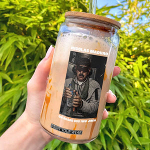 Maduro Captured Meme Glass Can On Board USS Iwo Jima Political Satire TS02 Black Print Your Wear