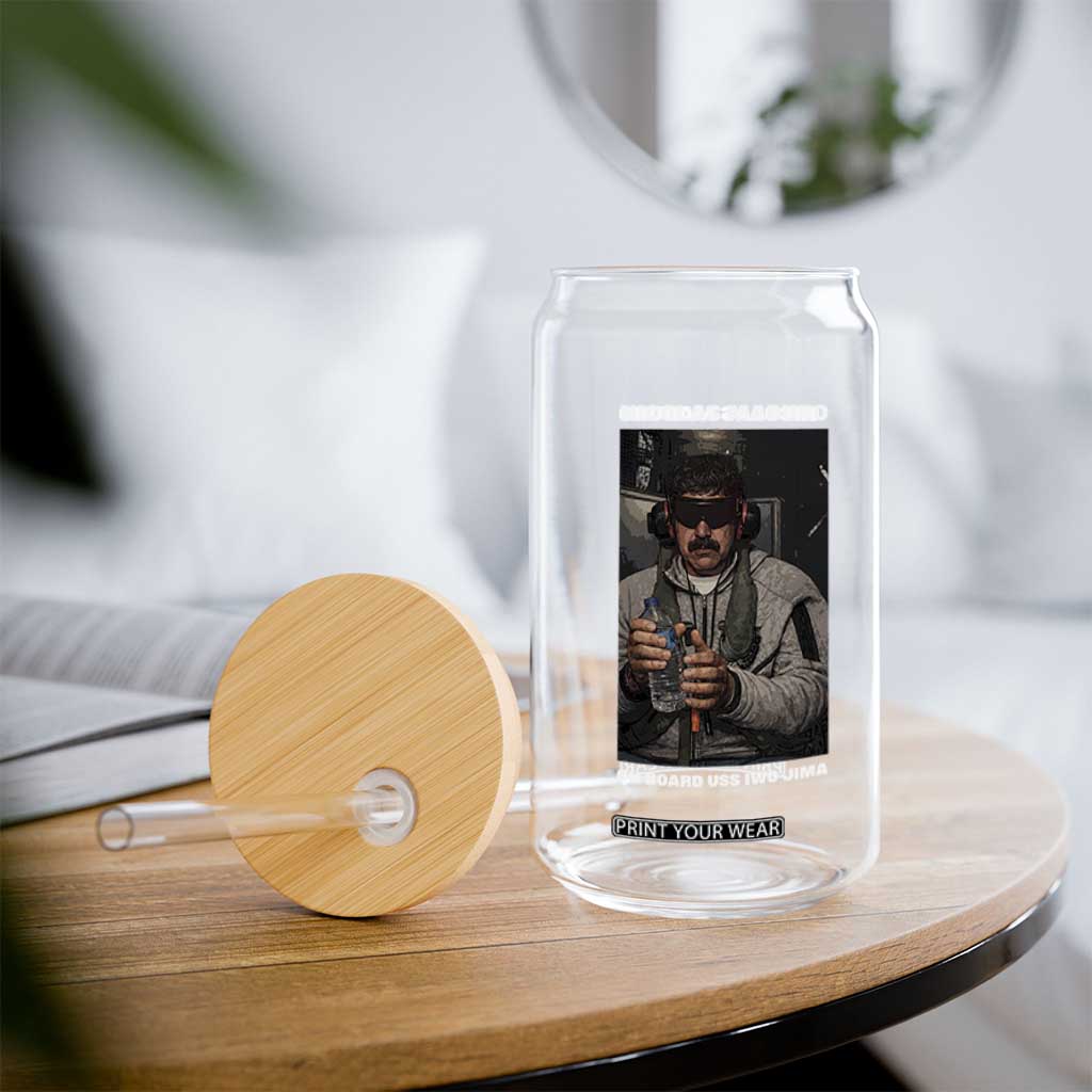 Maduro Captured Meme Glass Can On Board USS Iwo Jima Political Satire TS02 Print Your Wear