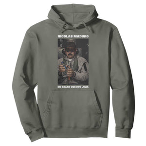Maduro Captured Meme Hoodie On Board USS Iwo Jima Political Satire TS02 Military Green Print Your Wear