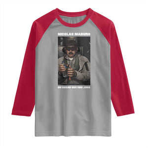 Maduro Captured Meme Raglan Shirt On Board USS Iwo Jima Political Satire TS02 Sport Gray Red Print Your Wear