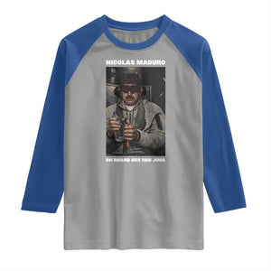 Maduro Captured Meme Raglan Shirt On Board USS Iwo Jima Political Satire TS02 Sport Gray Royal Print Your Wear