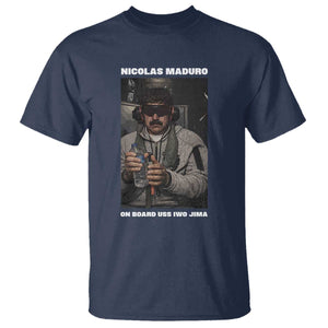 Maduro Captured Meme T Shirt On Board USS Iwo Jima Political Satire TS02 Navy Print Your Wear