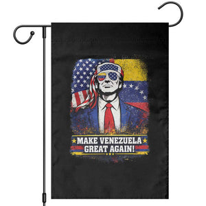 Make Venezuela Great Again Garden Flag Patriotic Trump American Venezuelan Flags TS02 Black Print Your Wear