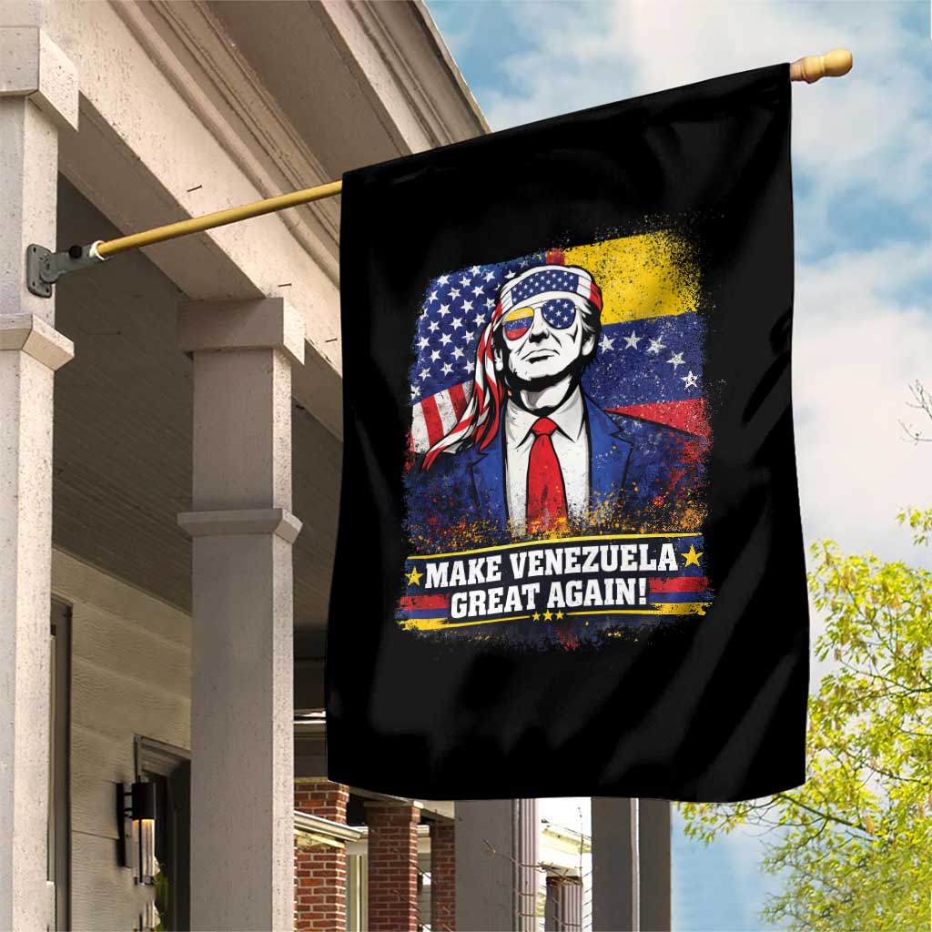 Make Venezuela Great Again Garden Flag Patriotic Trump American Venezuelan Flags TS02 Print Your Wear