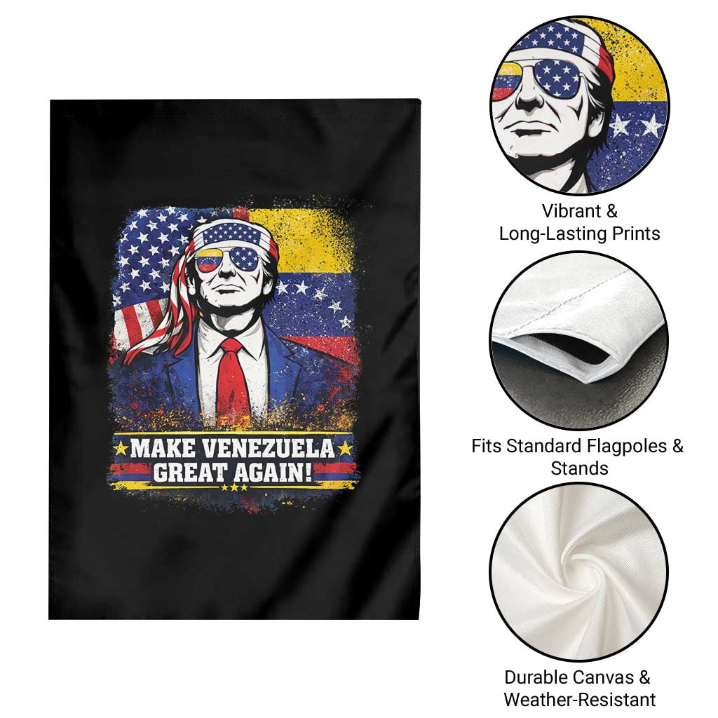 Make Venezuela Great Again Garden Flag Patriotic Trump American Venezuelan Flags TS02 Print Your Wear