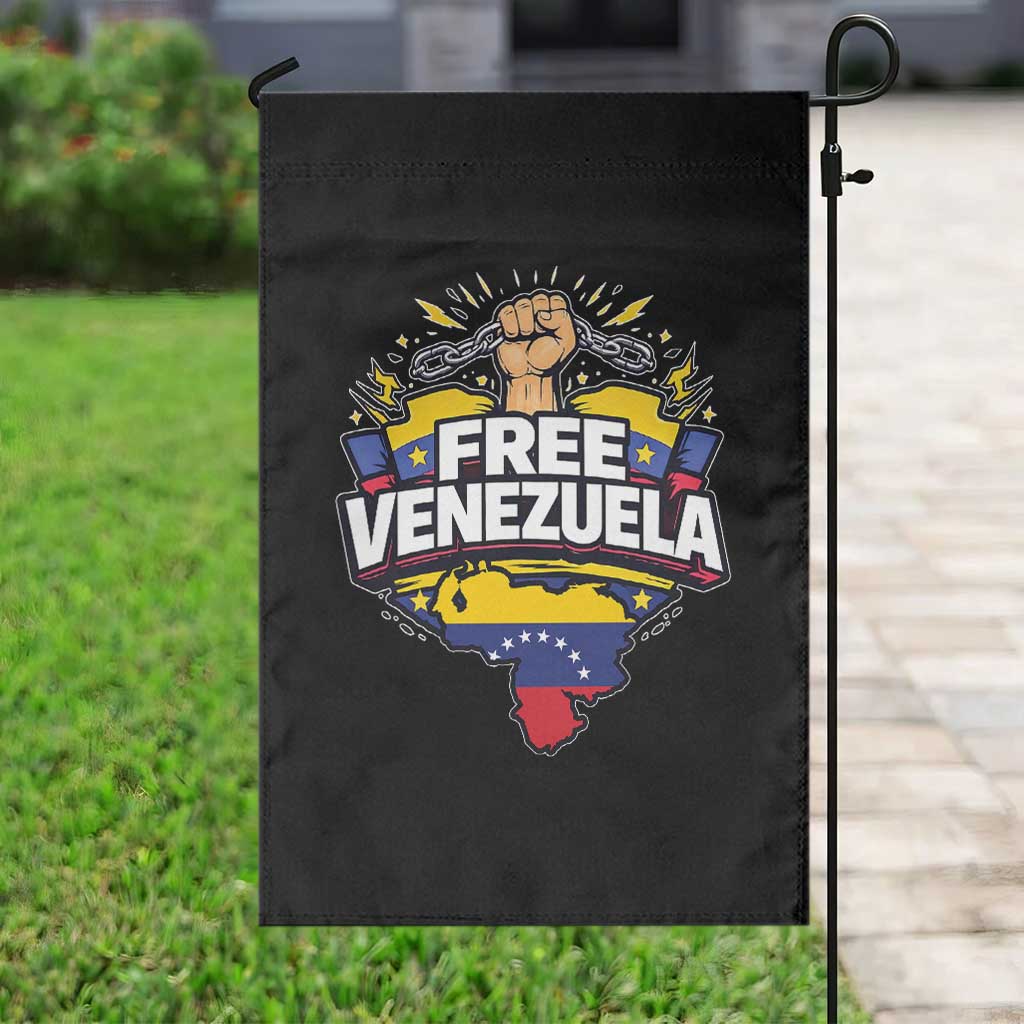 Free Venezuela Raised Fist Garden Flag Libre Venezuelan Flag Map Liberation TS02 Print Your Wear