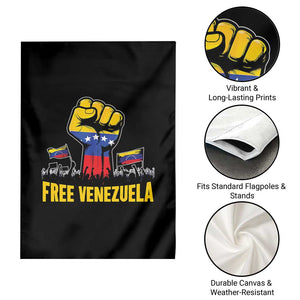 Free Venezuela Flag Garden Flag Raised Fist Resistance for Liberation Supporters TS02 Print Your Wear