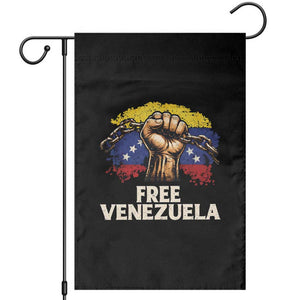 Free Venezuela Flag Chain Breaker Garden Flag Powerful Liberation for Liberation Supporters TS02 Black Print Your Wear