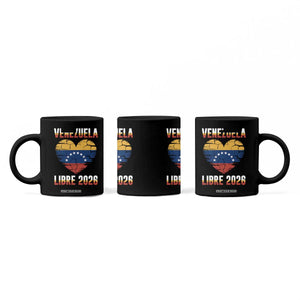 Venezuela Libre 2026 Coffee Mug Venezuelan Flag Heart Freedom and National Pride TS02 Print Your Wear