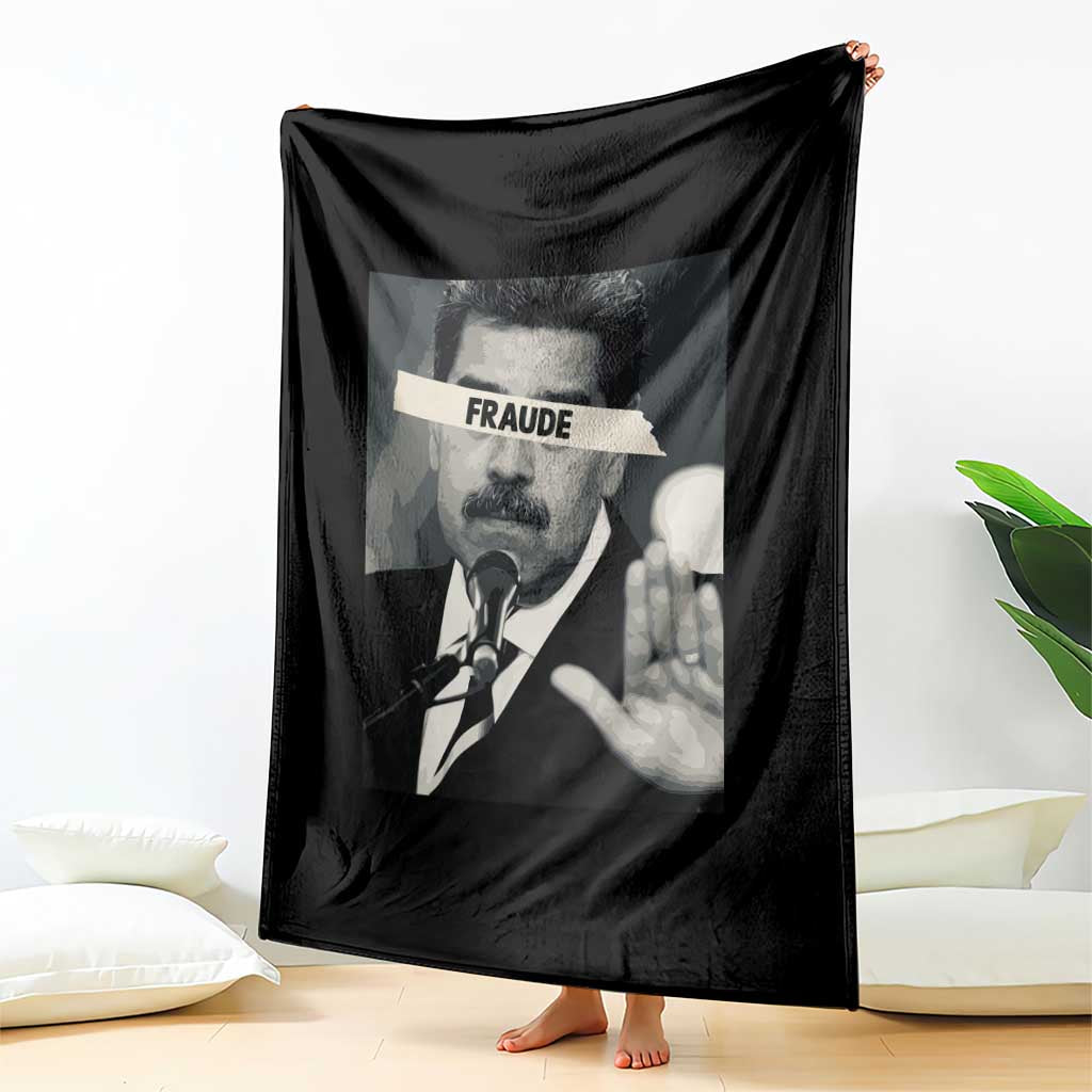Sarcastic Maduro Fraude Throw Blanket Corruption Venezuela Political Satire TS02 Print Your Wear