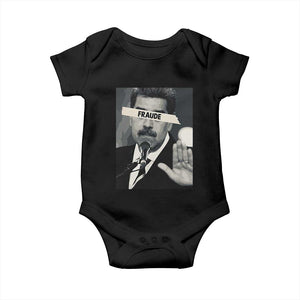 Sarcastic Maduro Fraude Baby Onesie Corruption Venezuela Political Satire TS02 Black Print Your Wear