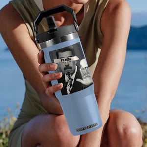 Sarcastic Maduro Fraude Flip Straw Tumbler Corruption Venezuela Political Satire TS02 One Size: 30 oz Light Blue Print Your Wear