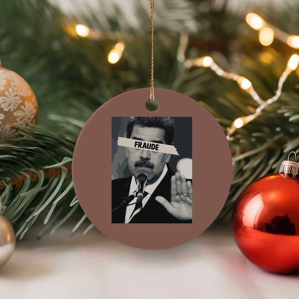 Sarcastic Maduro Fraude Ceramic Ornament Corruption Venezuela Political Satire TS02 1pc Mocha Print Your Wear