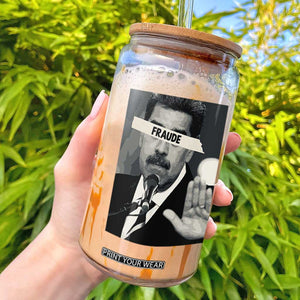 Sarcastic Maduro Fraude Glass Can Corruption Venezuela Political Satire TS02 Black Print Your Wear