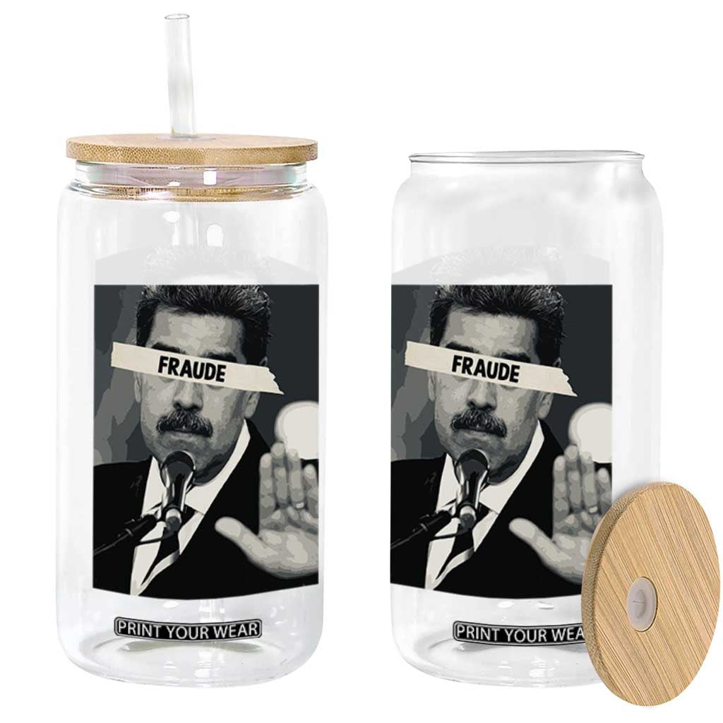 Sarcastic Maduro Fraude Glass Can Corruption Venezuela Political Satire TS02 Print Your Wear