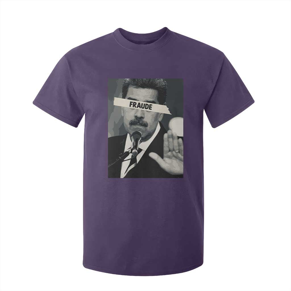 Sarcastic Maduro Fraude T Shirt For Kid Corruption Venezuela Political Satire TS02 Purple Print Your Wear