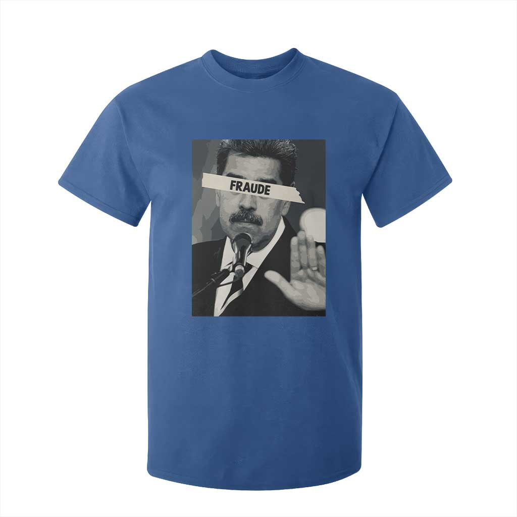 Sarcastic Maduro Fraude T Shirt For Kid Corruption Venezuela Political Satire TS02 Royal Blue Print Your Wear