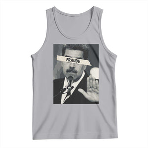 Sarcastic Maduro Fraude Tank Top Corruption Venezuela Political Satire TS02 Athletic Heather Print Your Wear