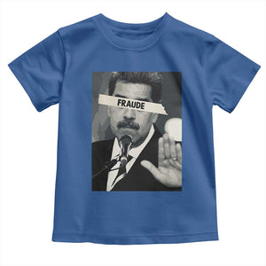 Sarcastic Maduro Fraude Toddler T Shirt Corruption Venezuela Political Satire TS02 Royal Blue Print Your Wear