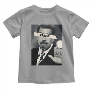 Sarcastic Maduro Fraude Toddler T Shirt Corruption Venezuela Political Satire TS02 Sport Gray Print Your Wear