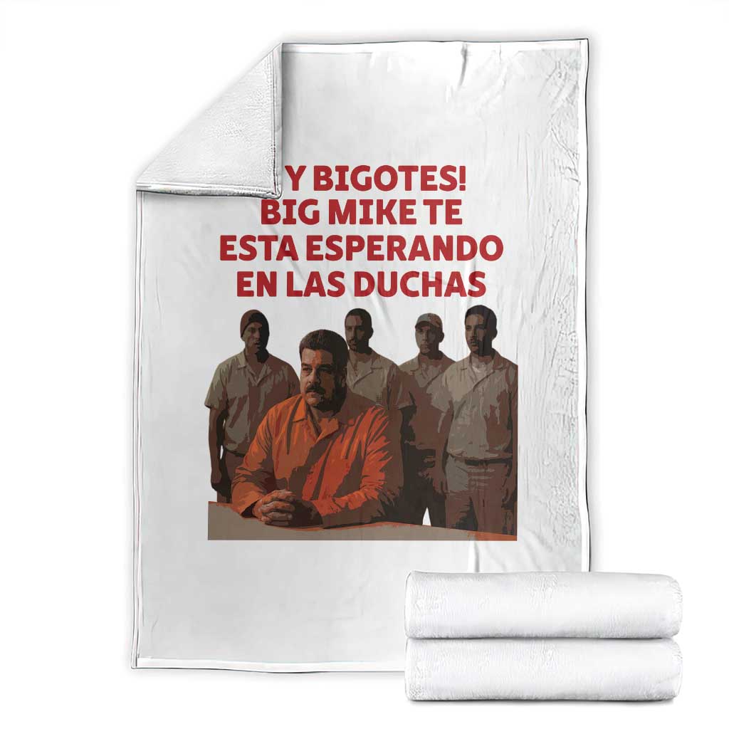 Maduro in Prison Meme Satire Throw Blanket Spanish Political Politcal Sarcasm - Print Your Wear