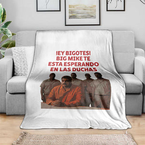 Maduro in Prison Meme Satire Throw Blanket Spanish Political Politcal Sarcasm TS02 Print Your Wear