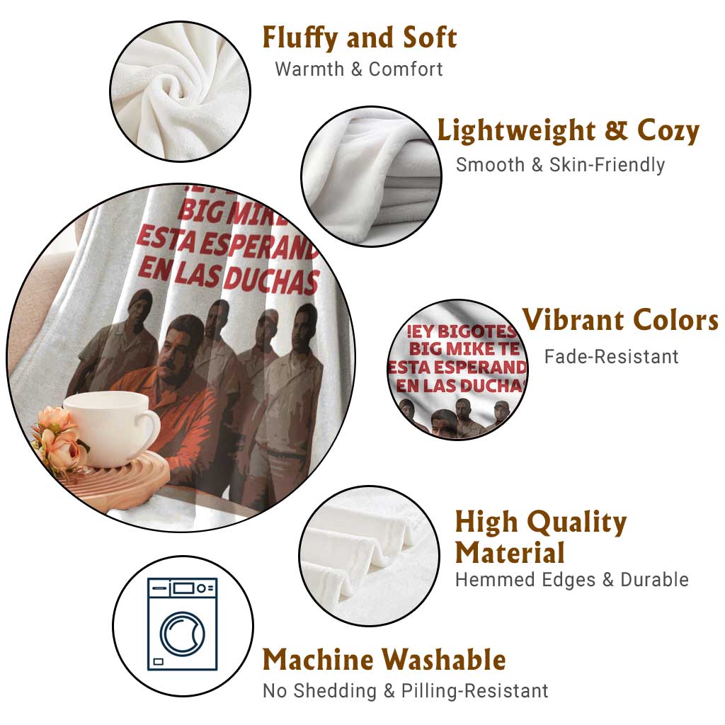 Maduro in Prison Meme Satire Throw Blanket Spanish Political Politcal Sarcasm TS02 Print Your Wear