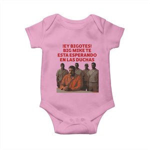 Maduro in Prison Meme Satire Baby Onesie Spanish Political Politcal Sarcasm TS02 Light Pink Print Your Wear