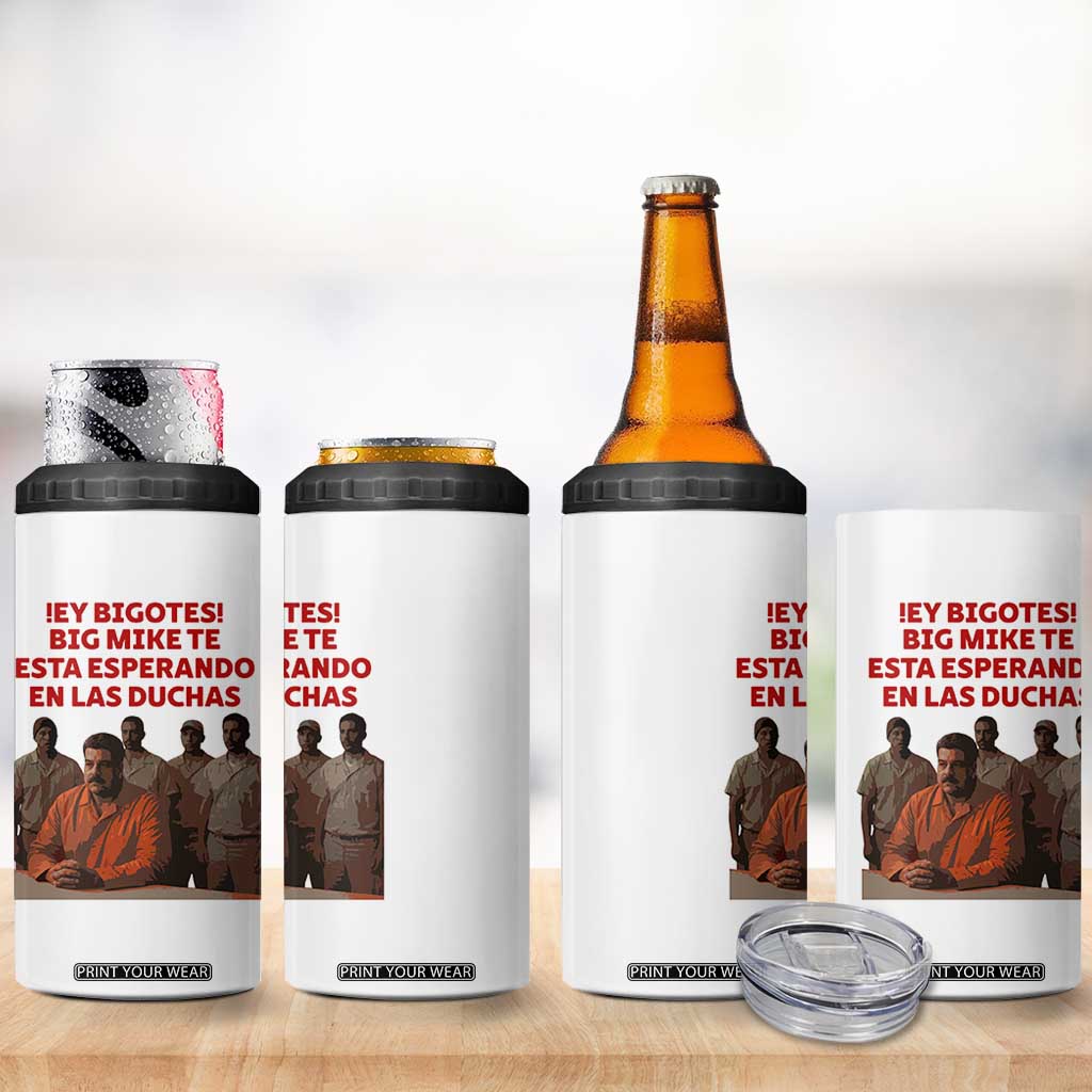 Maduro in Prison Meme Satire 4 in 1 Can Cooler Tumbler Spanish Political Politcal Sarcasm TS02 Print Your Wear