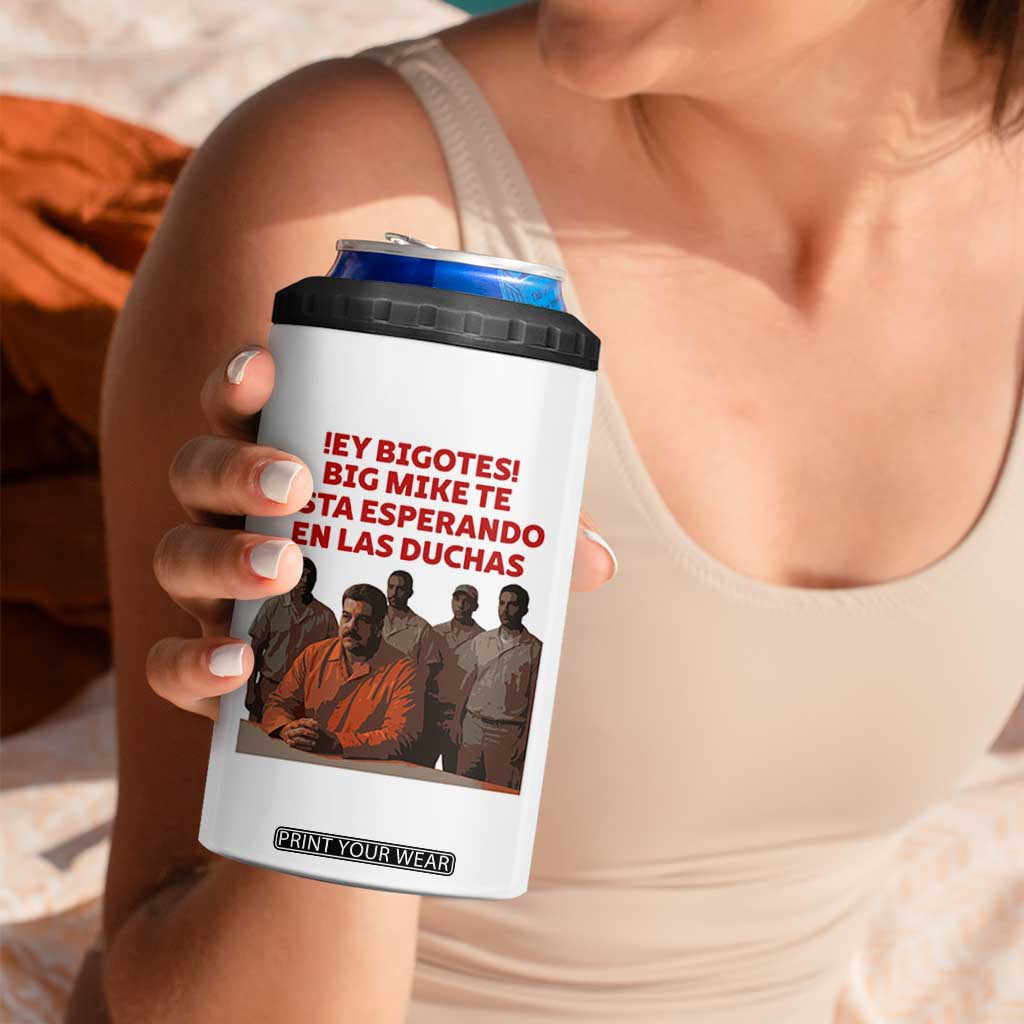 Maduro in Prison Meme Satire 4 in 1 Can Cooler Tumbler Spanish Political Politcal Sarcasm TS02 Print Your Wear