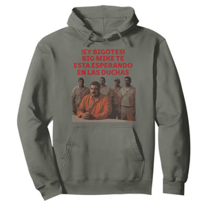 Maduro in Prison Meme Satire Hoodie Spanish Political Politcal Sarcasm TS02 Military Green Print Your Wear