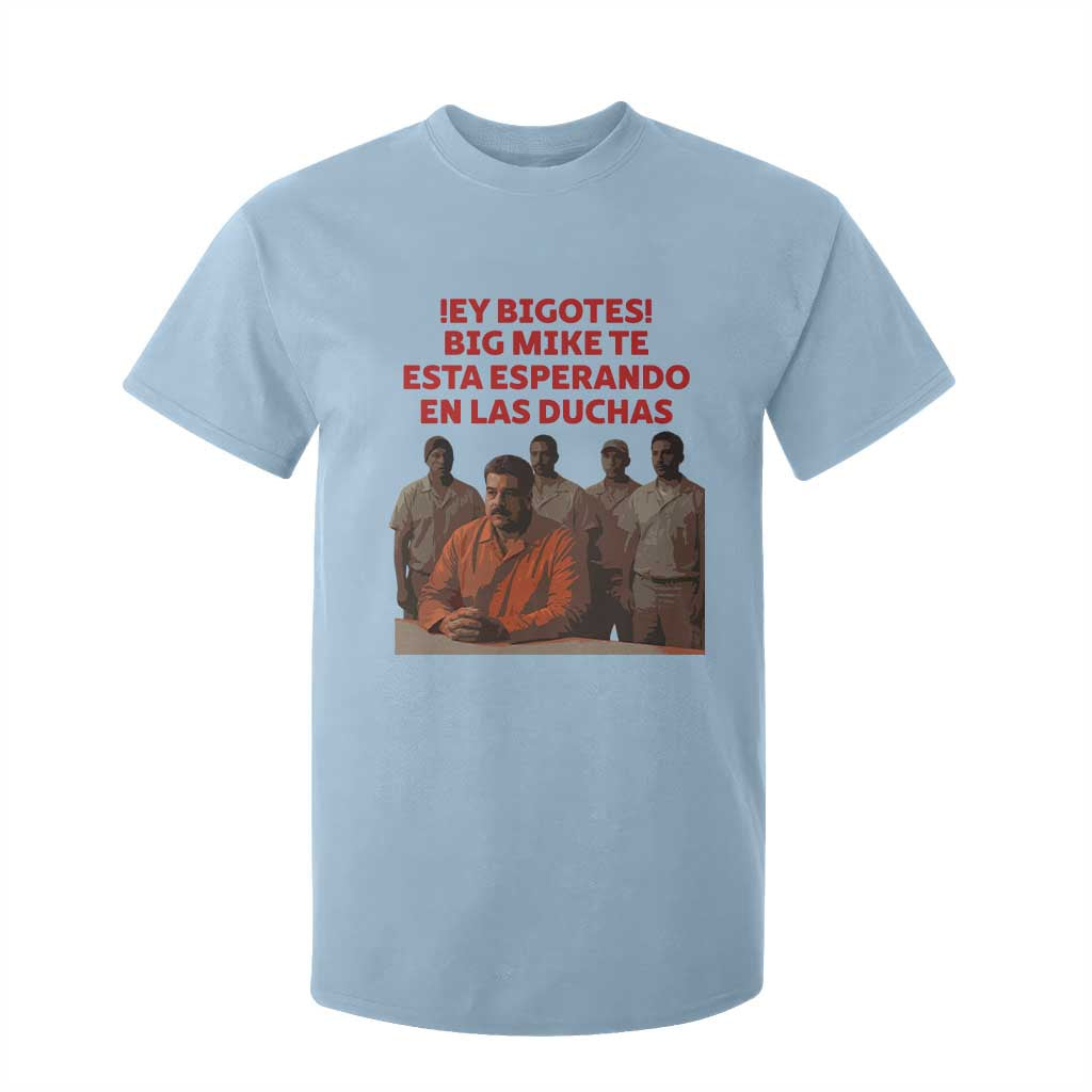 Maduro in Prison Meme Satire T Shirt For Kid Spanish Political Politcal Sarcasm TS02 Light Blue Print Your Wear