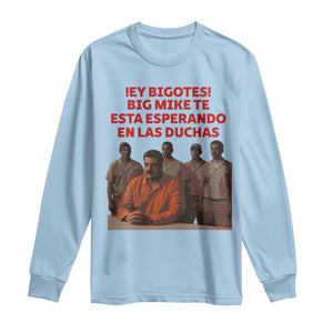 Maduro in Prison Meme Satire Long Sleeve Shirt Spanish Political Politcal Sarcasm TS02 Light Blue Print Your Wear