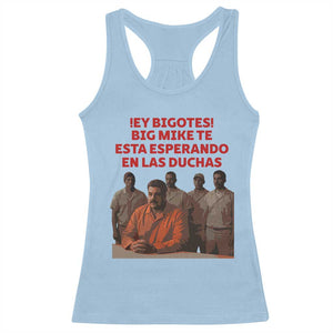 Maduro in Prison Meme Satire Racerback Tank Top Spanish Political Politcal Sarcasm TS02 Light Blue Print Your Wear