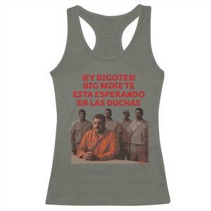Maduro in Prison Meme Satire Racerback Tank Top Spanish Political Politcal Sarcasm TS02 Military Green Print Your Wear