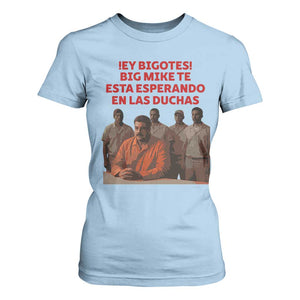 Maduro in Prison Meme Satire T Shirt For Women Spanish Political Politcal Sarcasm TS02 Light Blue Print Your Wear