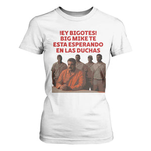 Maduro in Prison Meme Satire T Shirt For Women Spanish Political Politcal Sarcasm TS02 White Print Your Wear