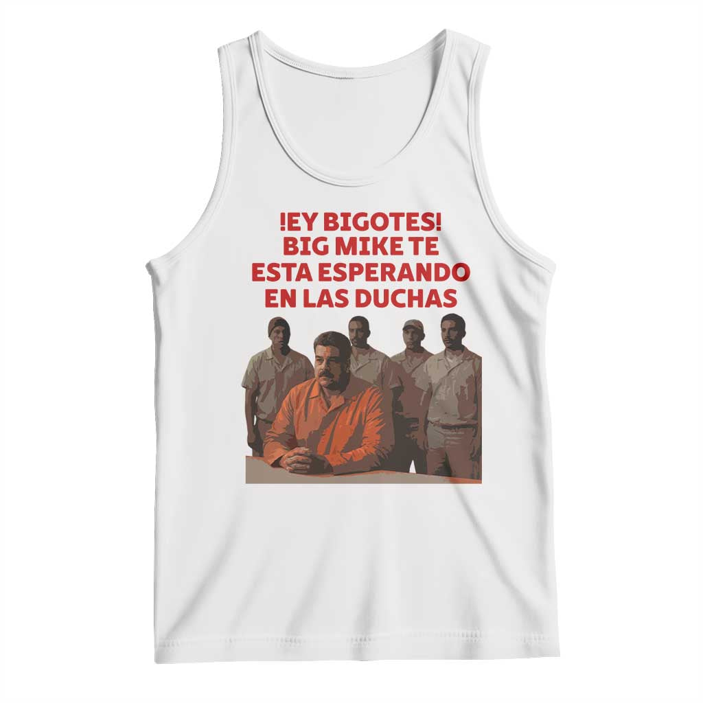 Maduro in Prison Meme Satire Tank Top Spanish Political Politcal Sarcasm TS02 White Print Your Wear