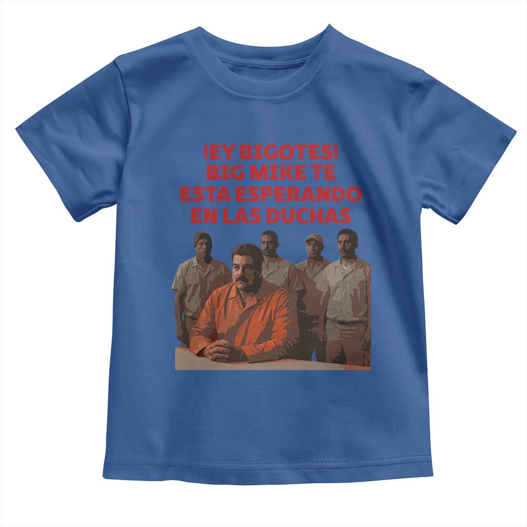Maduro in Prison Meme Satire Toddler T Shirt Spanish Political Politcal Sarcasm TS02 Royal Blue Print Your Wear