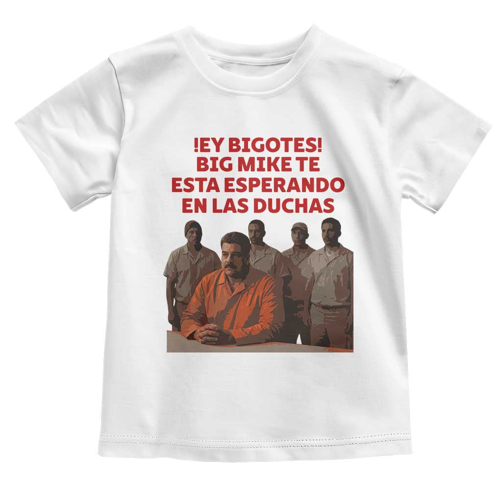 Maduro in Prison Meme Satire Toddler T Shirt Spanish Political Politcal Sarcasm TS02 White Print Your Wear
