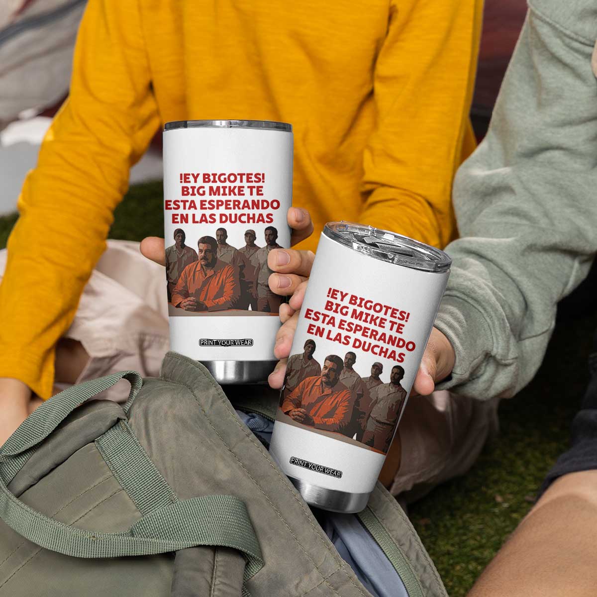 Maduro in Prison Meme Satire Tumbler Cup Spanish Political Politcal Sarcasm TS02 Print Your Wear