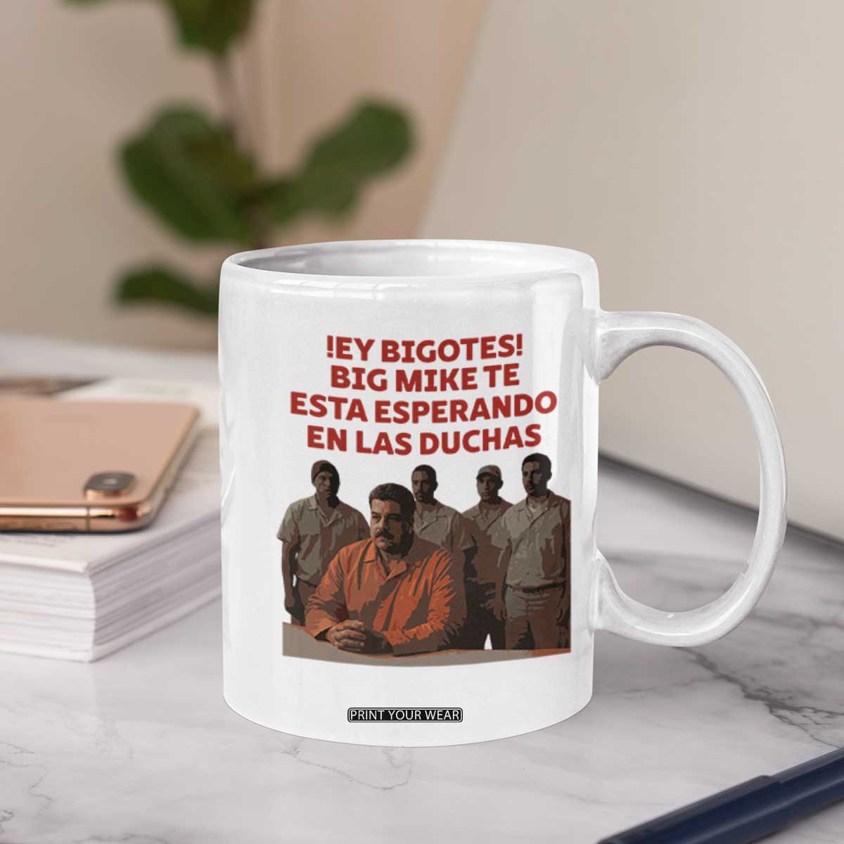 Maduro in Prison Meme Satire Coffee Mug Spanish Political Politcal Sarcasm TS02 Print Your Wear