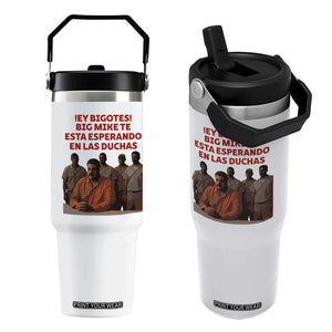 Maduro in Prison Meme Satire Flip Straw Tumbler Spanish Political Politcal Sarcasm TS02 One Size: 30 oz White Print Your Wear