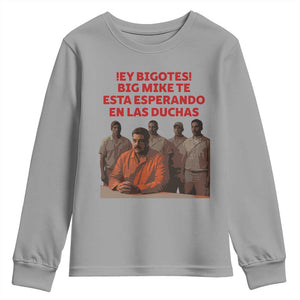 Maduro in Prison Meme Satire Youth Sweatshirt Spanish Political Politcal Sarcasm TS02 Sport Gray Print Your Wear