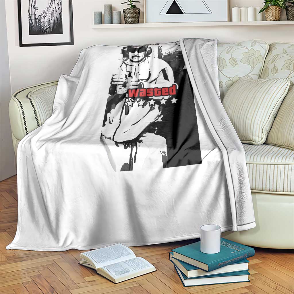 Wasted Maduro Meme Throw Blanket Dictators Downfall Political Satire GTA Style TS02 Print Your Wear