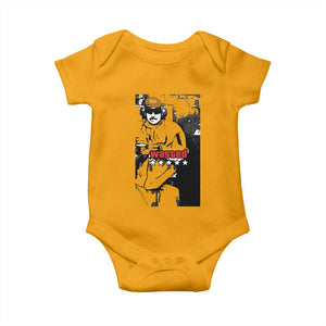 Wasted Maduro Meme Baby Onesie Dictators Downfall Political Satire GTA Style TS02 Gold Print Your Wear