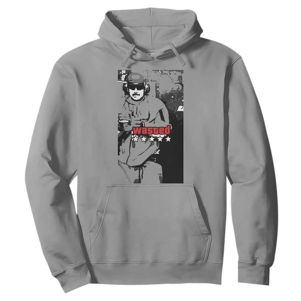 Wasted Maduro Meme Hoodie Dictators Downfall Political Satire GTA Style TS02 Sport Gray Print Your Wear